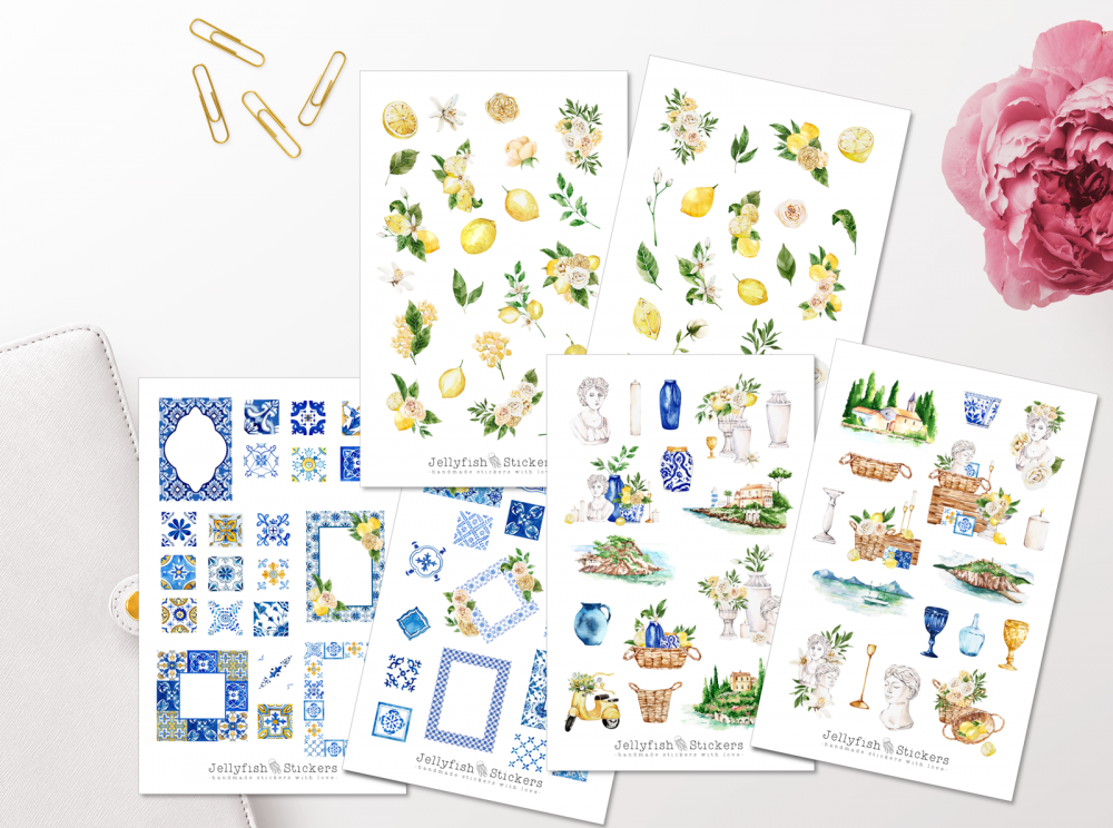 Urlaub Sticker Set